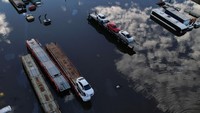 Sejak hujan lebat mulai melanda negara bagian paling selatan negara itu, Rio Grande do Sul, pada tanggal 29 April, banjir dan tanah longsor telah menyebabkan sekitar 600.000 orang kehilangan tempat tinggal. REUTERS/Adriano Machado