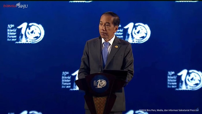 Presiden Jokowi buka WWF ke 10 di Bali.