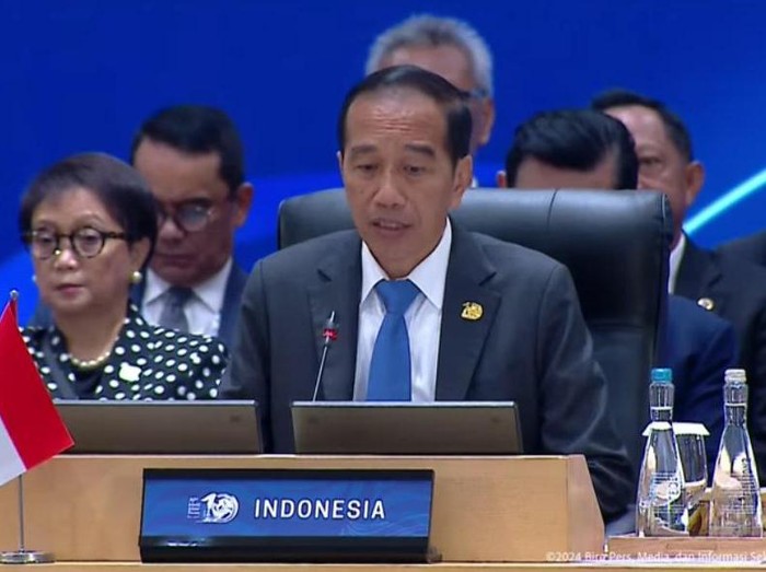 Presiden Jokowi di WWF ke-10 di Bali. (Dok YouTube Setpres)