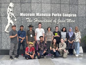 Saat Mahasiswa Asing Diajak ke Sangiran Lihat Manusia Purba