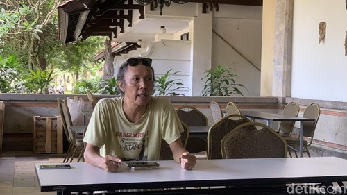 Sekretaris Jenderal (Sekjen) Prodem 98 Bali Roberto Hutabarat. (Foto: Rizki Setyo Samudero/detikBali)