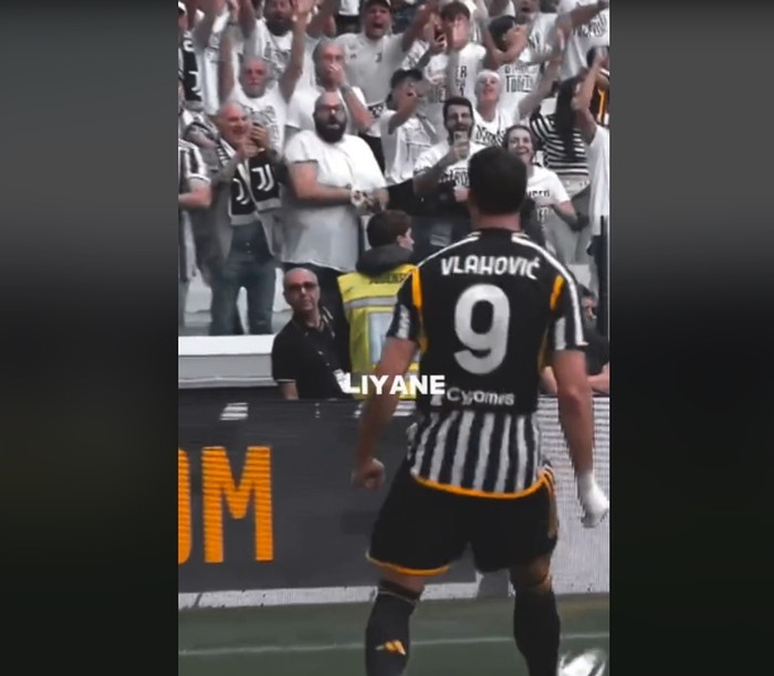 Video TikTok Juventus yang pakai backsound lagu Dumes. (tangkapan layar)