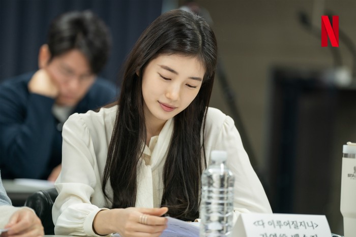 Para pemain drama Korea All The Love You Wish For di sesi reading naskah.