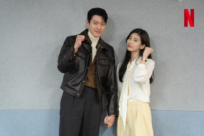 Para pemain drama Korea All The Love You Wish For di sesi reading naskah.