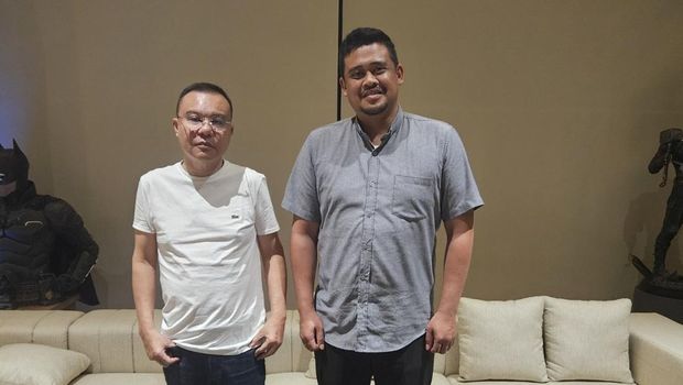 Bobby Nasution menjumpai Sufmi Dasco Ahmad di Jakarta (dok. Istimewa)