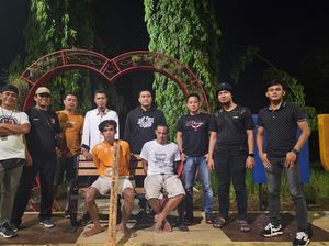 2 Pria Curi Bangku Taman, Hasilnya Buat Beli Sabu dan Main Judi Slot