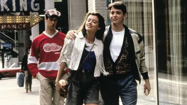 Cuplikan adegan dalam film Ferris Bueler's Day off.