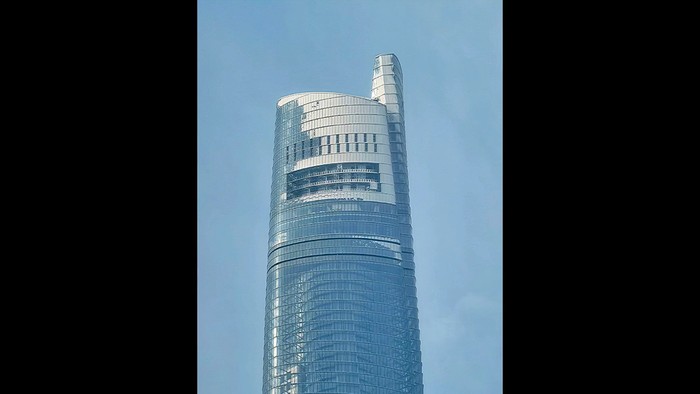 Foto Bekunya Puncak Shanghai Tower