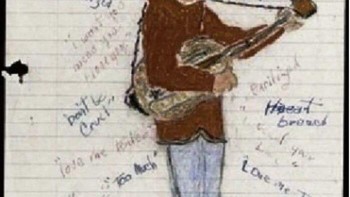 Gambar Elvis Presley dibuat oleh Jimi Hendrix saat berusia 12 tahun setelah melihatnya di konser. Foto: Boredpanda