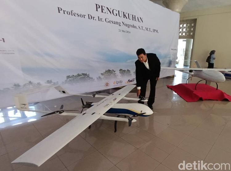 Potret Pesawat Nirawak Karya Profesor UGM Gesang Nugroho