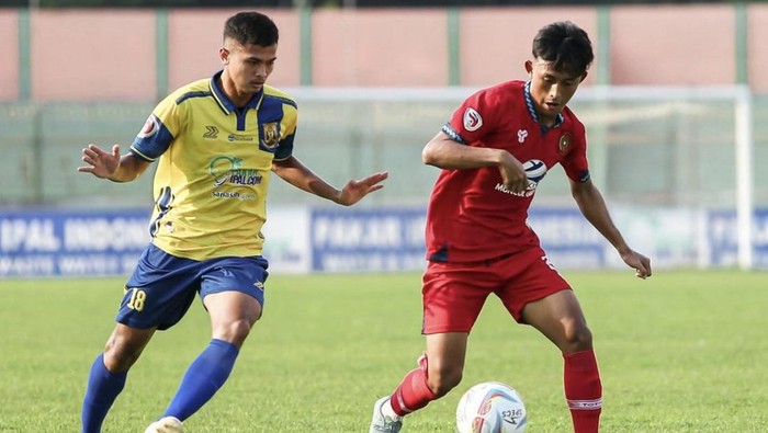 Laga Persiba Bantul vs Persikota Tangerang di Liga 3 Nasional, Selasa (21/5/2024).