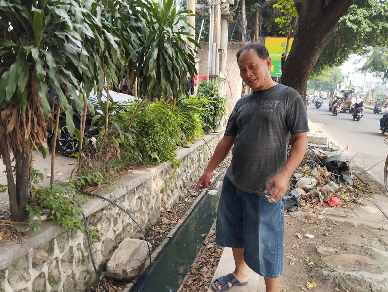 lokasi penemuan mayat di Jl Juanda Bekasi