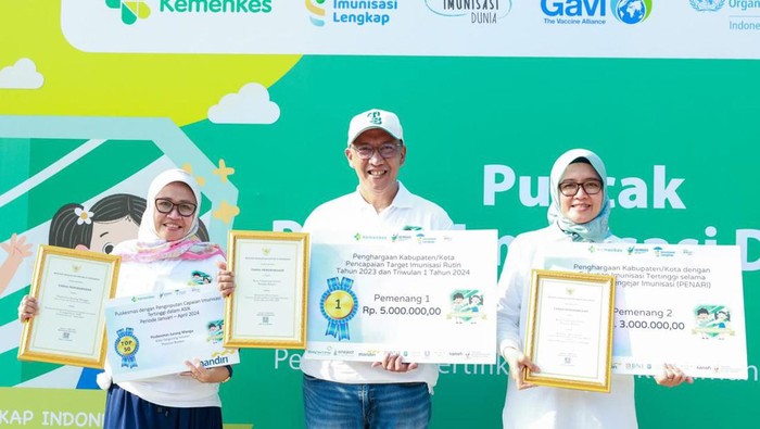 Pemkot Tangsel Raih 3 Penghargaan Kemenkes