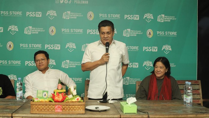 Perayaan HUT PSS Sleman ke-48 di Omah PSS, Senin (20/5/2024).