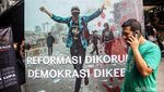 Ribuan Instalasi Kuburan dan Tengkorak Mejeng di Peringatan 26 Tahun Reformasi