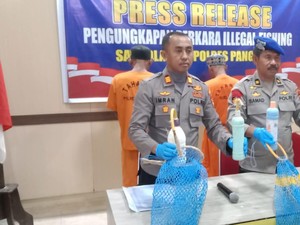 4 Nelayan Tangkap Ikan Pakai Pukat dan Bius di Pangkep Ditangkap