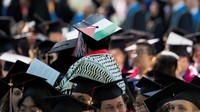 Protes atas perang Israel di Gaza telah terjadi di lebih dari 60 perguruan tinggi dan universitas tahun ini.