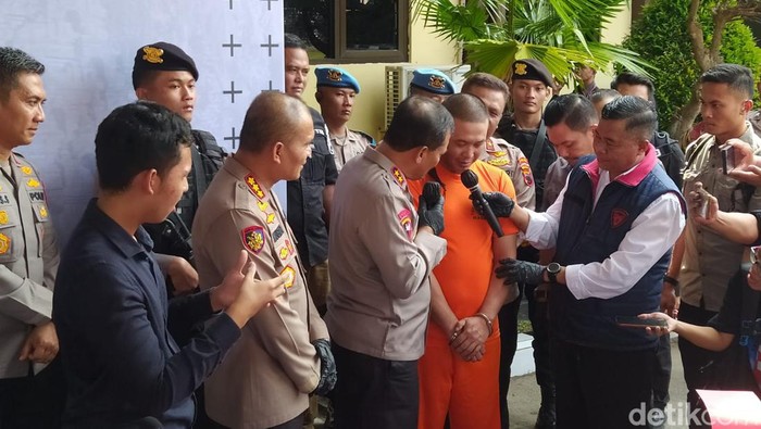 Rilis kasus penangkapan pengedar sabu jaringan Jawa-Aceh di Mapolresta Magelang, Selasa (21/5/2024).
