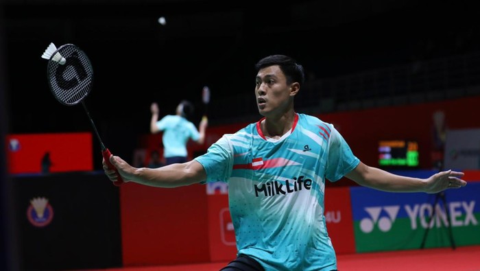 Pebulutangkis tunggal putra Indonesia Shesar Hiren Rhustavito