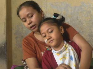 Tolong! Anak Tunggal Petugas Kebersihan di Sleman Ini Idap Celebral Palsy