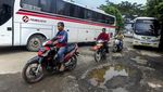 Terminal Mandala di Rangkasbitung Lebak Rusak Parah