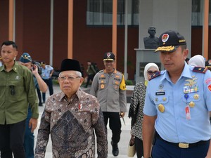 Wapres Maruf Bertolak ke Mamuju Hadiri Pengukuhan KDEKS Sulbar