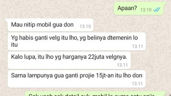 Nggak usah dijelasin panjang lebar, kan mobilnya cuma satu. Foto: Instagram/kocak_bareng2