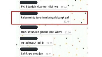 Pamer nilai A. Foto: X/txtdarichatmahasiswa