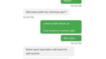 Lah, tapi mesennya ojek online. Foto: Instagram/dramaojol.id