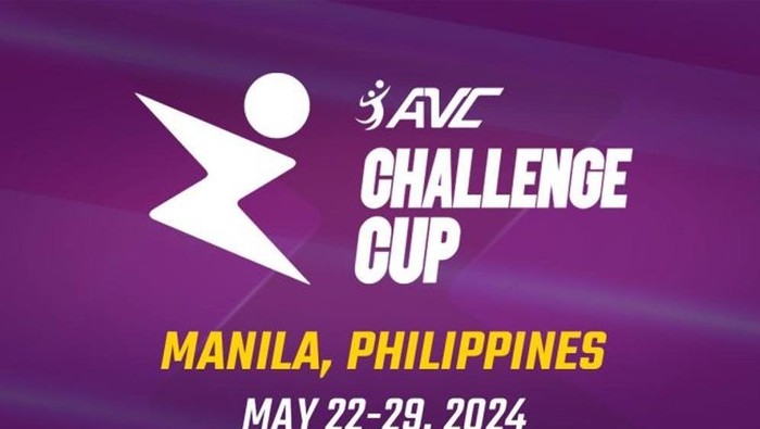 Logo AVC Challenge Cup 2024. Foto diunggah Rabu (22/5/2024),