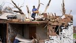 Disapu Tornado, Rumah-rumah di Iowa Ini Hancur