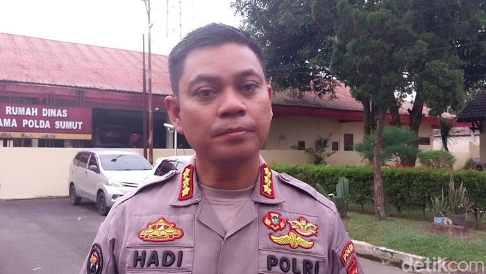 Kabid Humas Polda Sumut Kombes Hadi Wahyudi. (Finta Rahyuni/detikSumut)