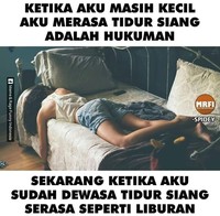 Kenapa ya, waktu kecil rasanya kesal banget tiap disuruh tidur siang? Sekarang, momen tidur siang justru jadi idaman setiap orang dewasa.