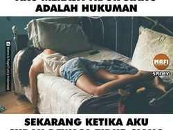 Meme Kocak Tidur Siang, Waktu Kecil Dibenci Sekarang Dinantikan