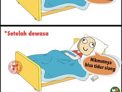 Meme Kocak Tidur Siang, Waktu Kecil Dibenci Sekarang Dinantikan