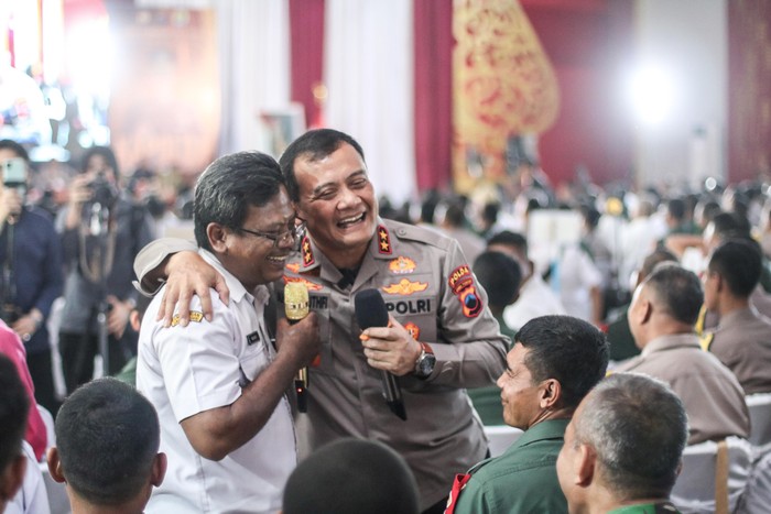 Momen Kapolda Jateng Irjen Ahmad Luthfi safari kamtibmas di Grobogan.