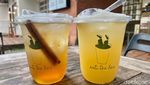 Ngemil Sore Minum Teh Kretek dengan Ubi Brulee di Kafe Mungil Bintaro