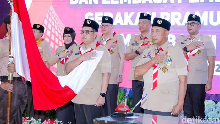 Pelantikan pengurus Pramuka Jatim