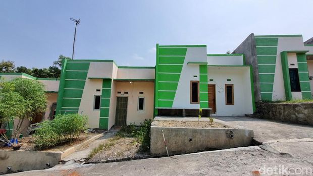 Perumahan subsidi di Sendangsari, Pajangan, Kabupaten Bantul, DIY, Rabu (22/5/2024).