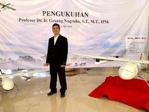 Kembangkan Pesawat Tanpa Awak, Dosen UGM Raih Gelar Guru Besar