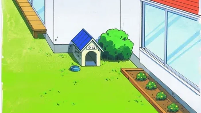 Rumah Shinchan yang diperlihatkan di serial animasinya.