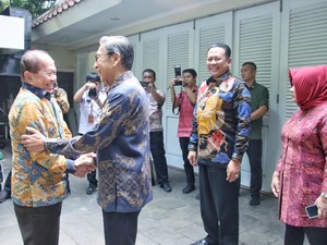 Pimpinan MPR Temui Boediono Bahas Perkembangan Ekonomi Nasional