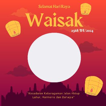 Twibbon Hari Raya Waisak 2024