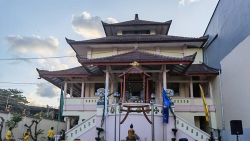 Vihara Paramita Bali di Jalan Gunung Fujiyama III Nomor 5, Desa Pemecutan Kaja, Kota Denpasar, Bali. (Dok. Vihara Paramita Bali)