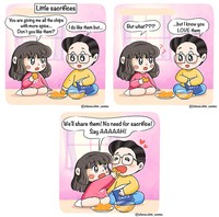 Seorang ilustrator asal India, Sumon Sikdar, membuat serial komik romantis, yang memperkenalkan dua karakter unyu Cheroo dan Chim. Mari simak komiknya berikut.