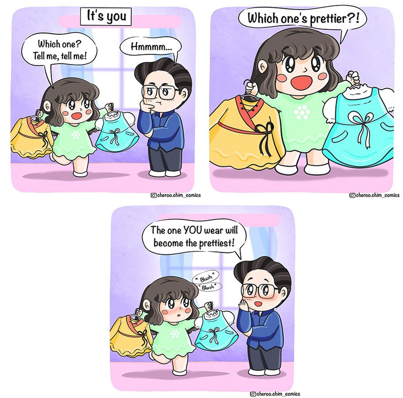 Seorang ilustrator asal India, Sumon Sikdar, membuat serial komik romantis, yang memperkenalkan dua karakter unyu Cheroo dan Chim. Mari simak komiknya berikut.