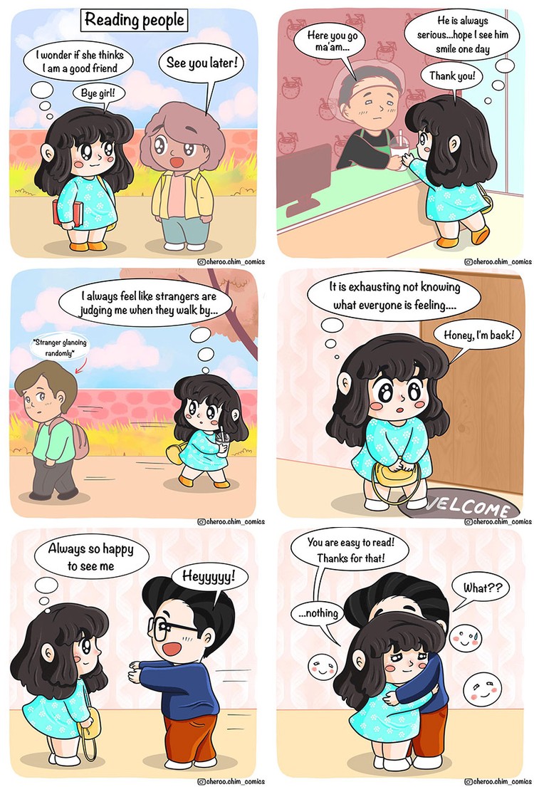 Seorang ilustrator asal India, Sumon Sikdar, membuat serial komik romantis, yang memperkenalkan dua karakter unyu Cheroo dan Chim. Mari simak komiknya berikut.