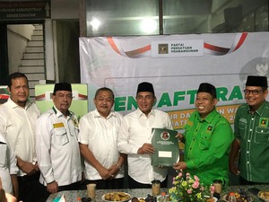 Edy Rahmayadi Daftar Bacalon Gubsu ke PPP