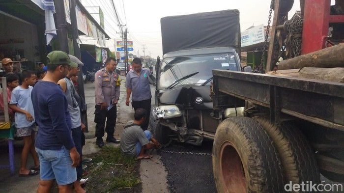 Kondisi mobil Kecelakaan di Pedan, Klaten, Kamis (23/5/2024).