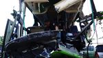 Kondisi Bus Study Tour yang Tabrak Truk di Tol Jombang